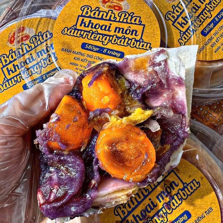 Bánh Pía Khoai Môn Sầu Riêng Bát Bửu, Vị Ngon Khó Quên 600G - Winnie House - Ảnh 3