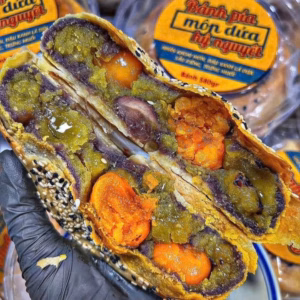 Bánh Pía Song Hỷ – Nhân Môn Dứa, Sầu Riêng, Trứng Muối 600G - Winnie House