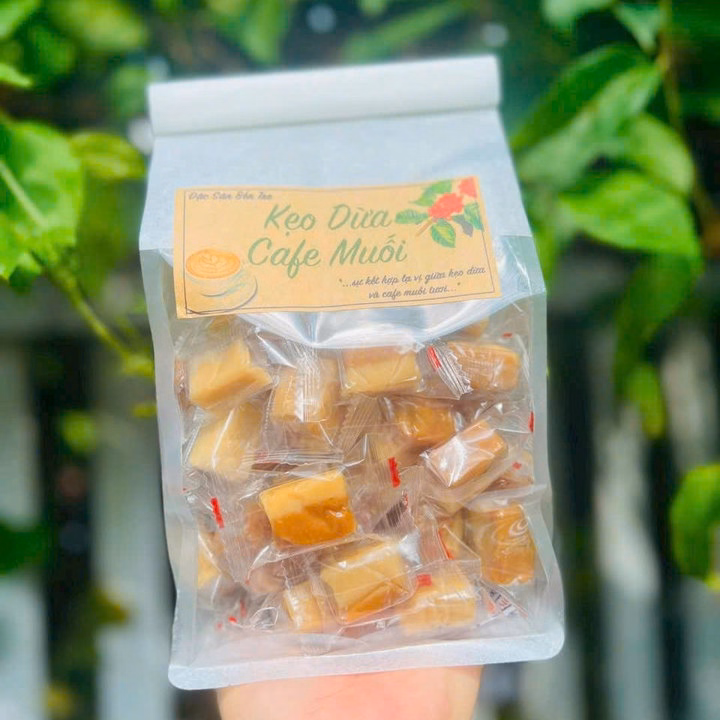 Kẹo Dừa Sáp Cà Phê Muối, Vị Ngon Mới 500G - Winnie House - Ảnh 3