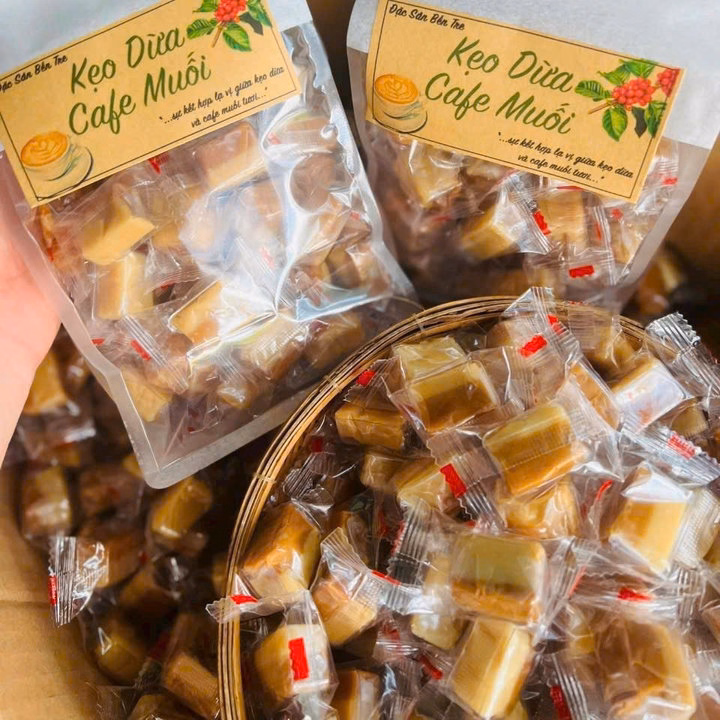 Kẹo Dừa Sáp Cà Phê Muối, Vị Ngon Mới 500G - Winnie House - Ảnh 5