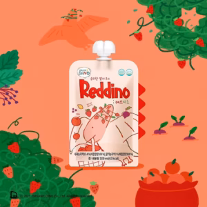 Nước Ép Trái Cây Nhiệt Đới Tinh Khiết Reddino 100Ml - Organic Dino