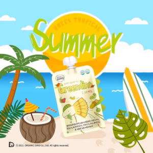 Nước Ép Trái Cây Nhiệt Đới Tinh Khiết Greendino 100Ml - Organic Dino