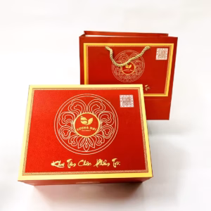 Hộp Quà Tặng Khai Tâm Tứ Phẩm Trà - Sương Mai