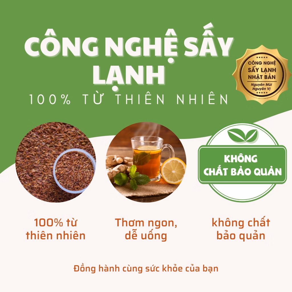 Trà Gạo Lứt Lúa Mạch Gừng Sả 350G - Bamboo - Ảnh 5
