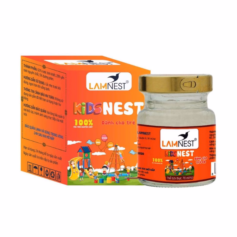 Yến Chưng Cho Bé Kidnest - Lamnest