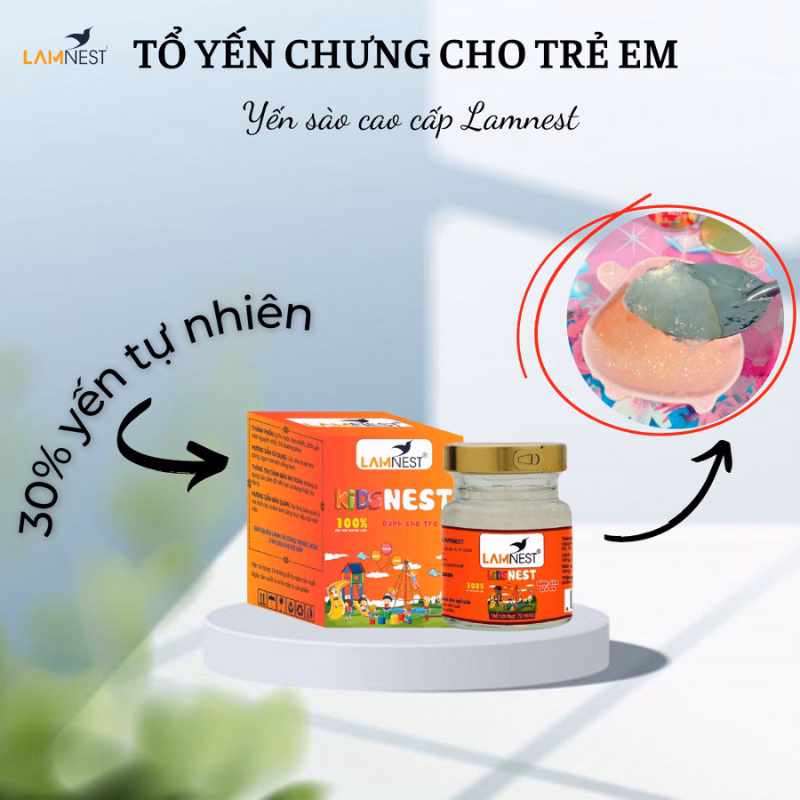 Yến Chưng Cho Bé Kidnest - Lamnest - Ảnh 3