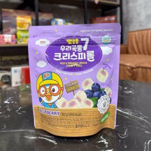 Bánh Hữu Cơ 7 Loại Ngũ Cốc Cuộn Tròn/Pororo Kid'S Grain 7 Crispy Roll - Pororo