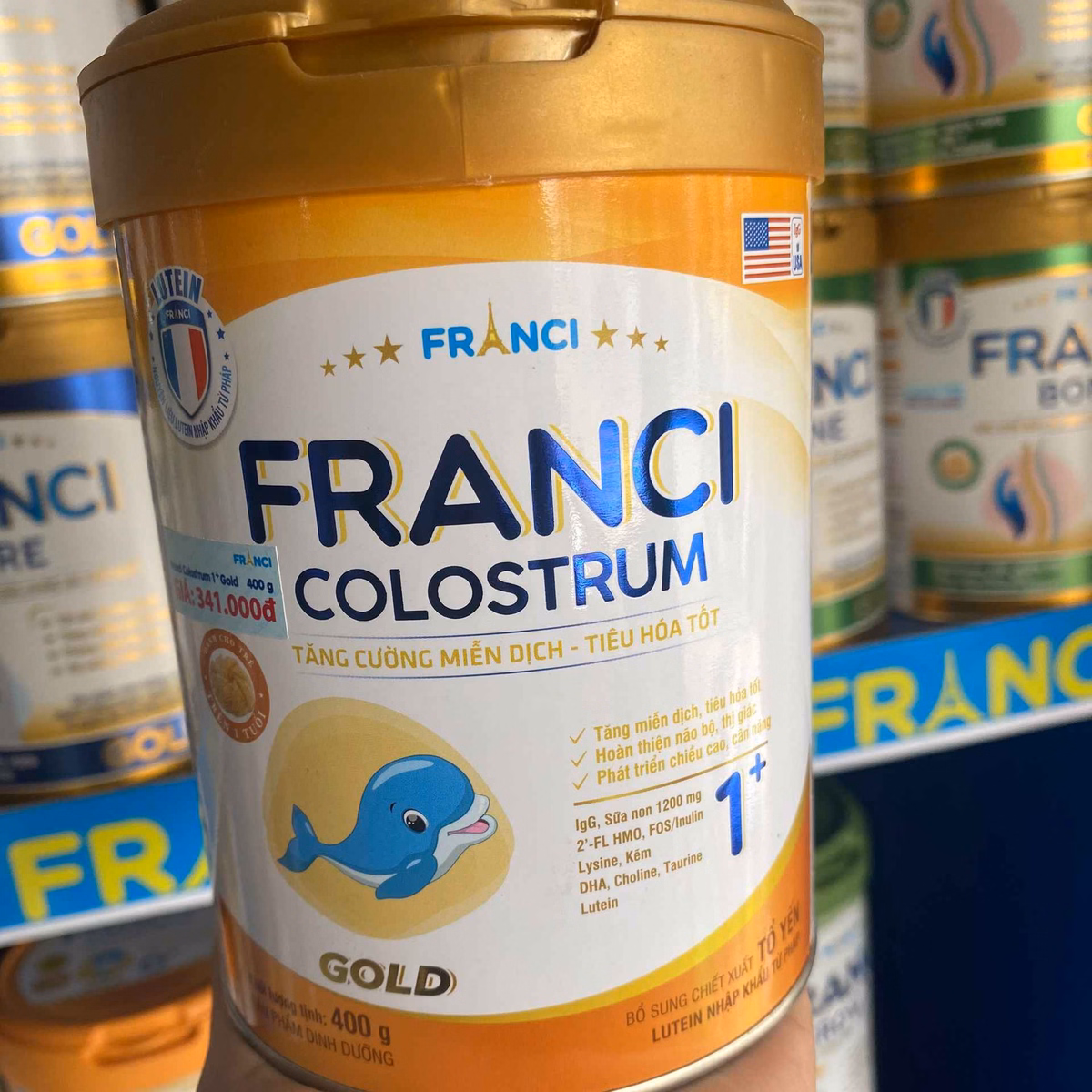 Sữa Bột Franci Colostrum 1+ Gold 1 Tuổi Trở Lên 400G - Franci - Ảnh 3