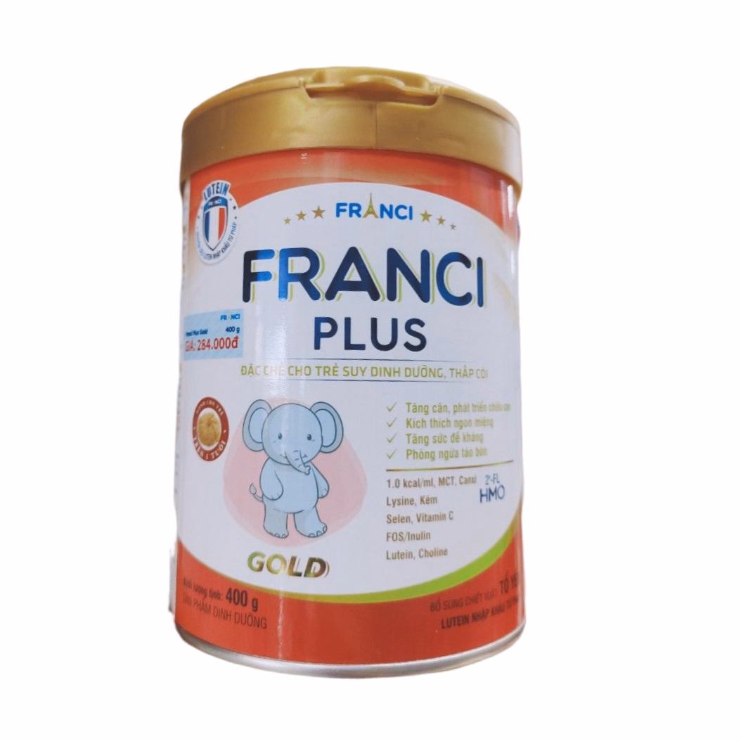Sữa Bột Franci Plus Gold, 1 Tuổi Trở Lên 400G - Franci