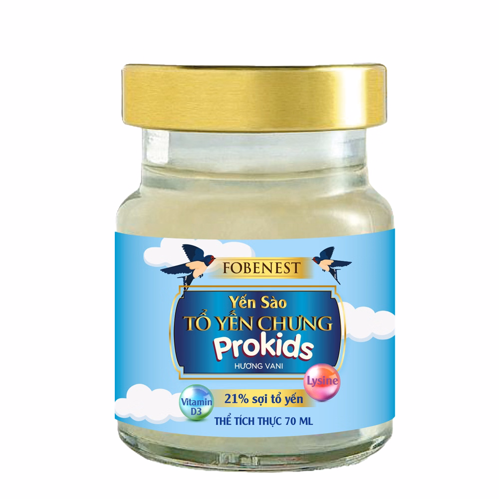 Yến Sào Fobenest Prokids 70Ml 21% Sợi Tổ Yến Hương Vani - Fobelife - Ảnh 4