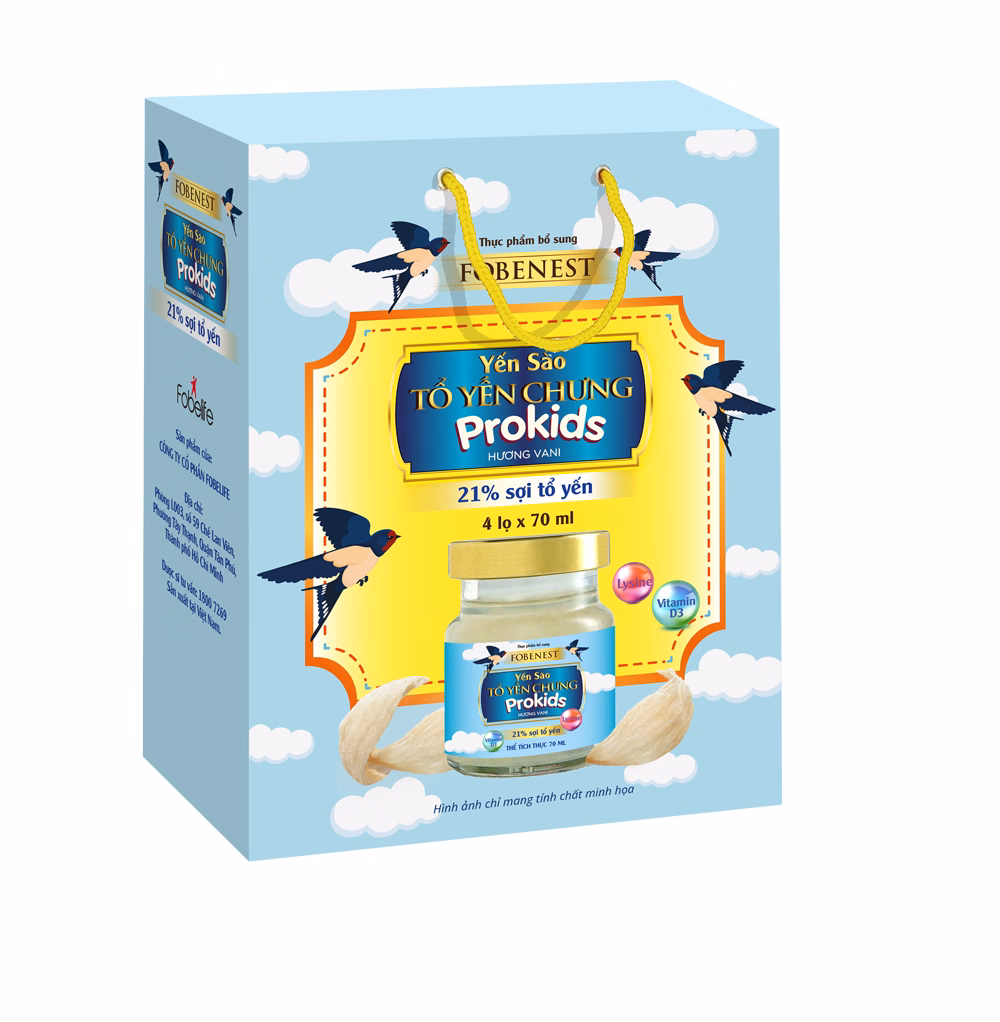 Yến Sào Fobenest Prokids 70Ml 21% Sợi Tổ Yến Hương Vani - Fobelife - Ảnh 8