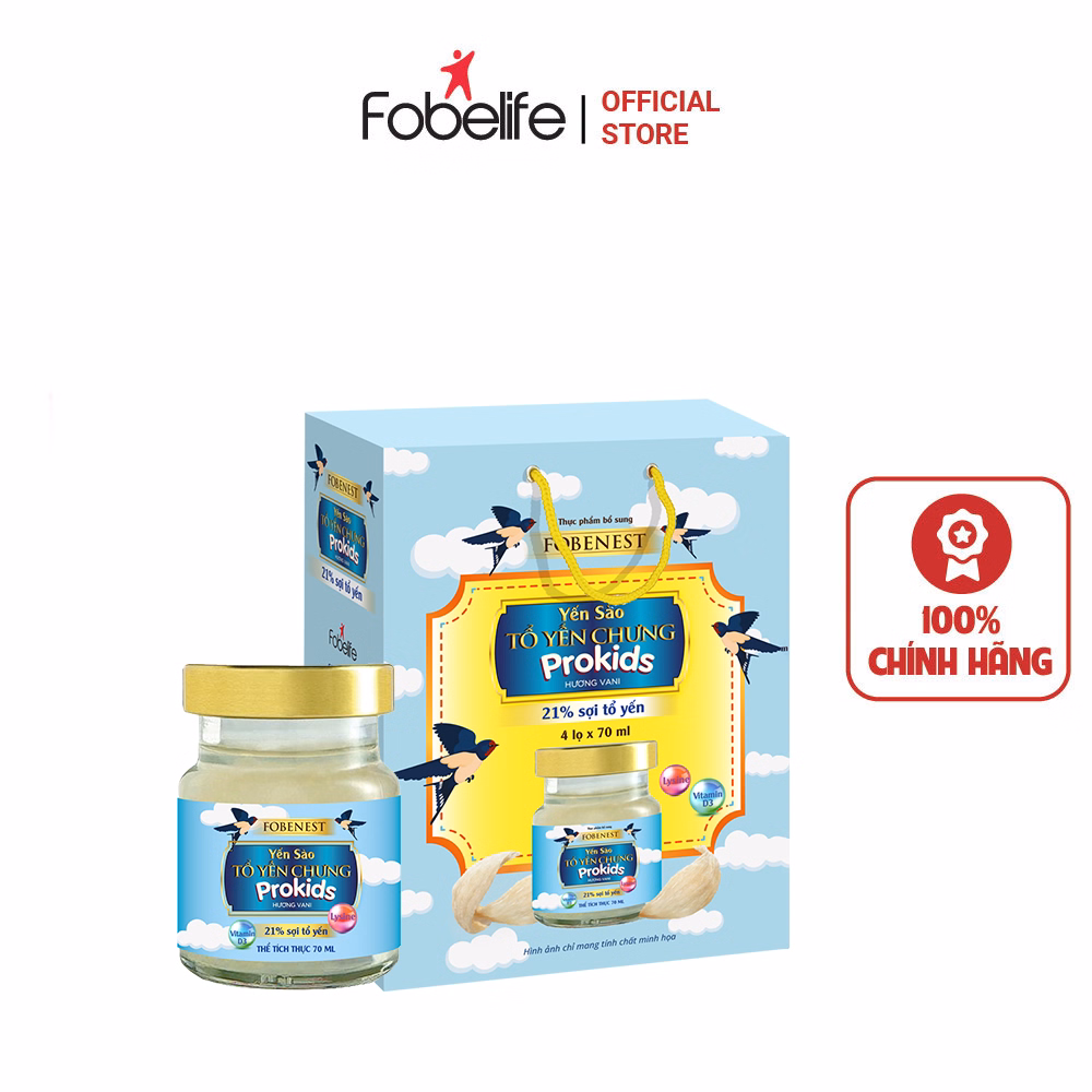 Yến Sào Fobenest Prokids 70Ml 21% Sợi Tổ Yến Hương Vani - Fobelife - Ảnh 2