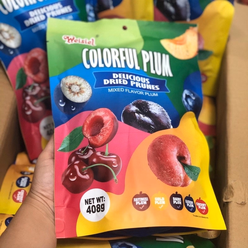 Kẹo Ô Mai Colorful Plum Mix 4 Vị 408Gr - Minh Ngọc - Ảnh 3