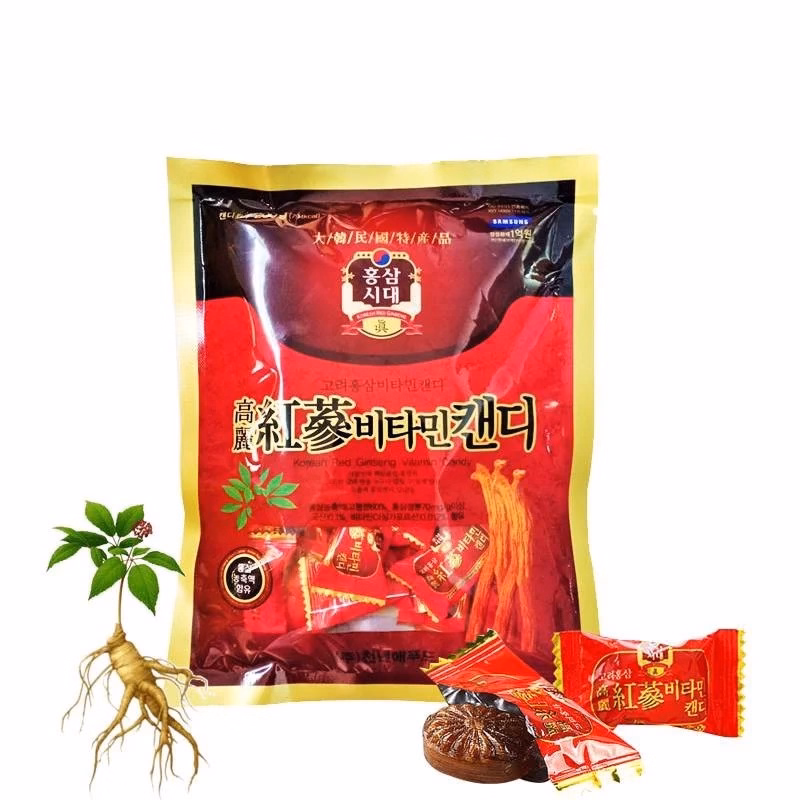 Kẹo Hồng Sâm Gói 200G - Minh Ngọc