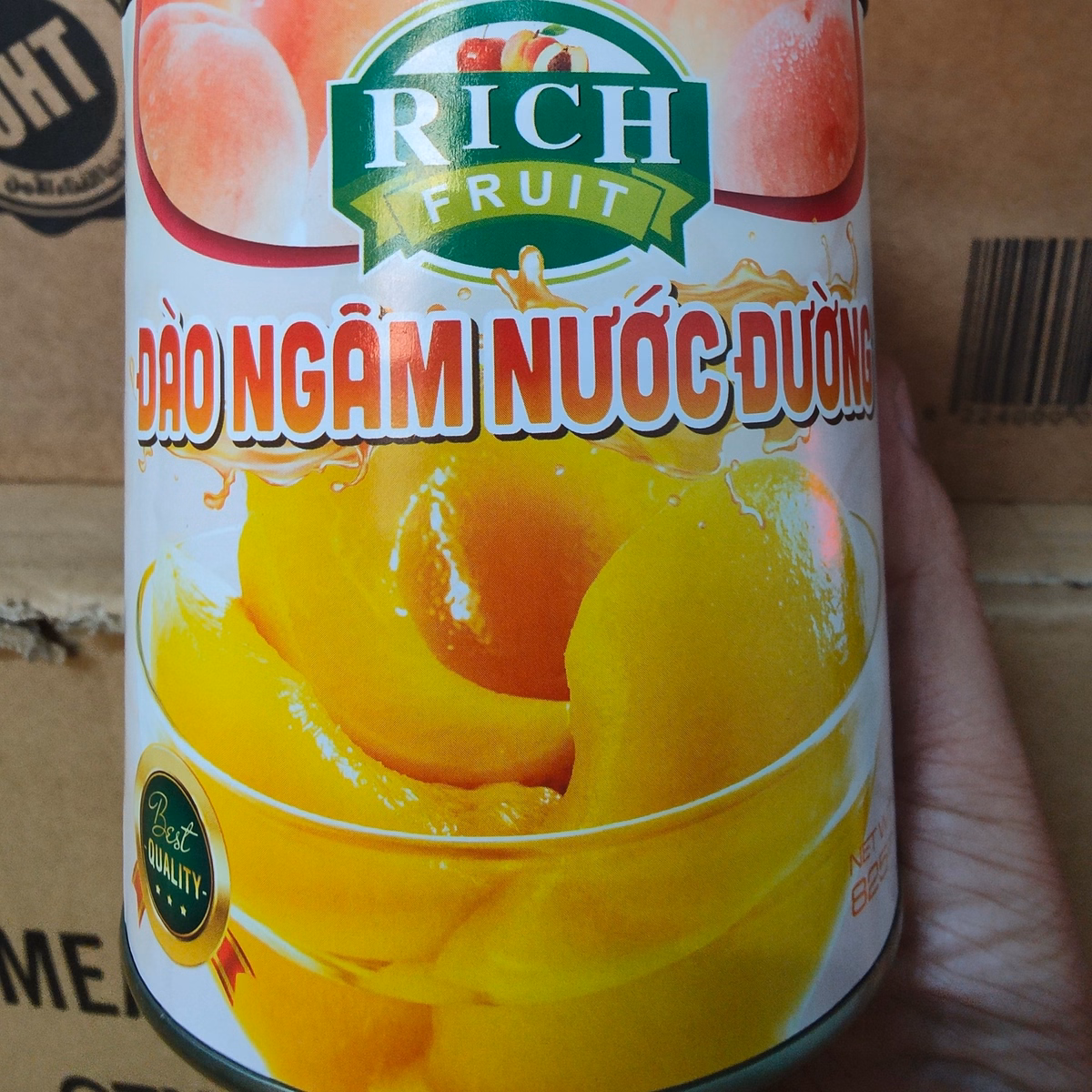 Đào Ngâm Nước Đường Rich 825Gr/Lon - Minh Ngọc - Ảnh 4