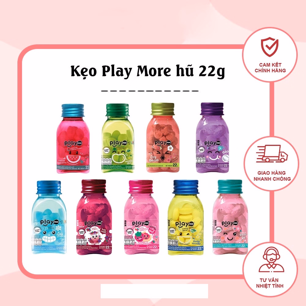 Hủ Kẹo Playmore Thái Lan 22G/Hủ - Minh Ngọc