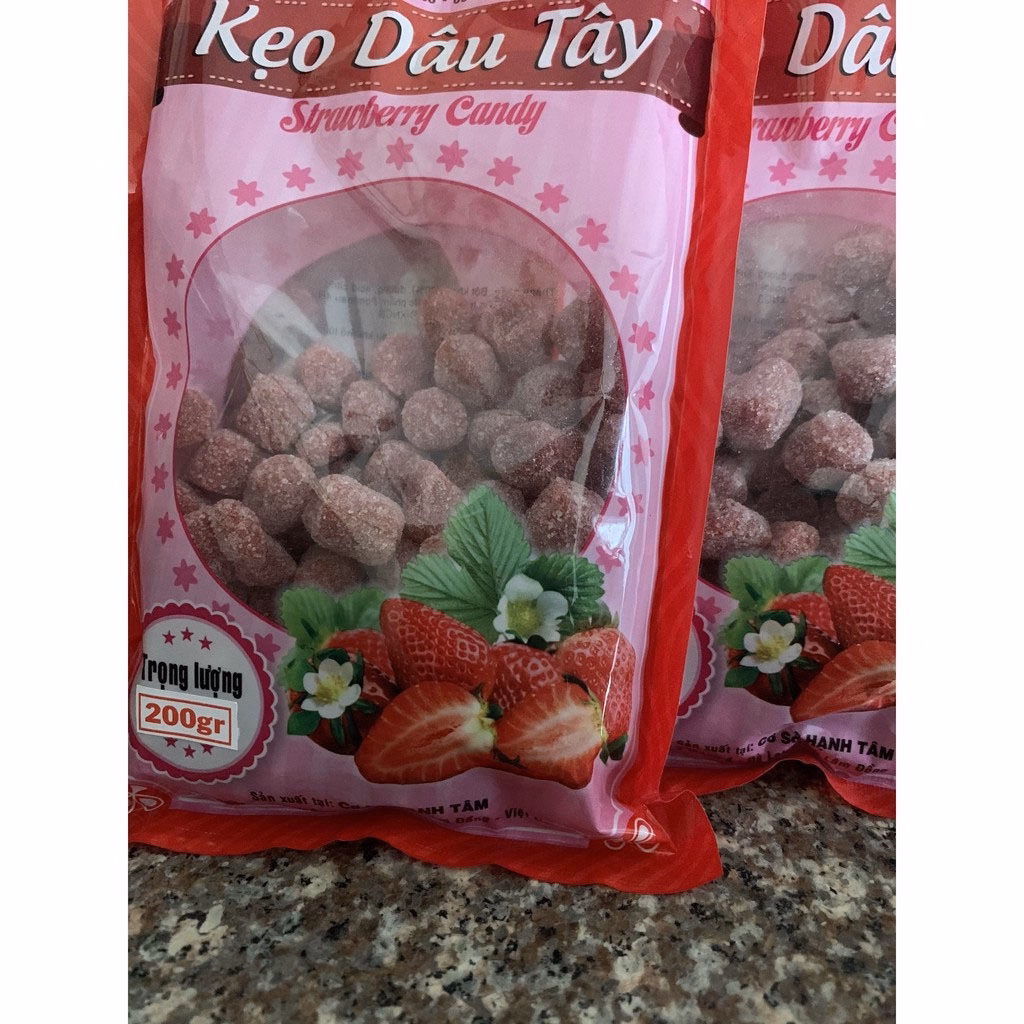 Gói Kẹo Dâu Tây Hoặc Dâu Tằm Đặc Sản Đà Lạt 200G/Gói - Minh Ngọc - Ảnh 3