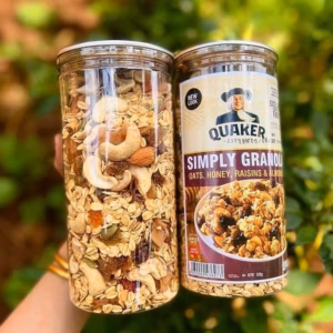 Granola Ngũ Cốc Mix Hạt Dinh Dưỡng Ngũ Cốc Giảm Cân 500G/Lon - Minh Ngọc