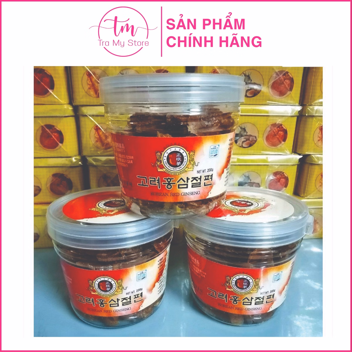 Hồng Sâm Thái Lát Tẩm Mật Ong Hàn Quốc, Hộp 200Gr - Ginseng - Ảnh 3