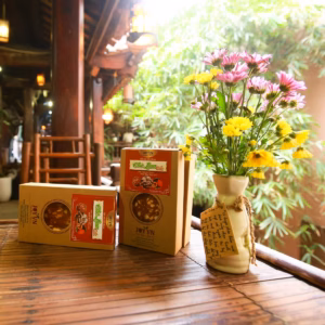 {Combo 4 Hộp} Chè Lam Gấc Đặc Sản Bắc Giang 300Gr - Joyvn