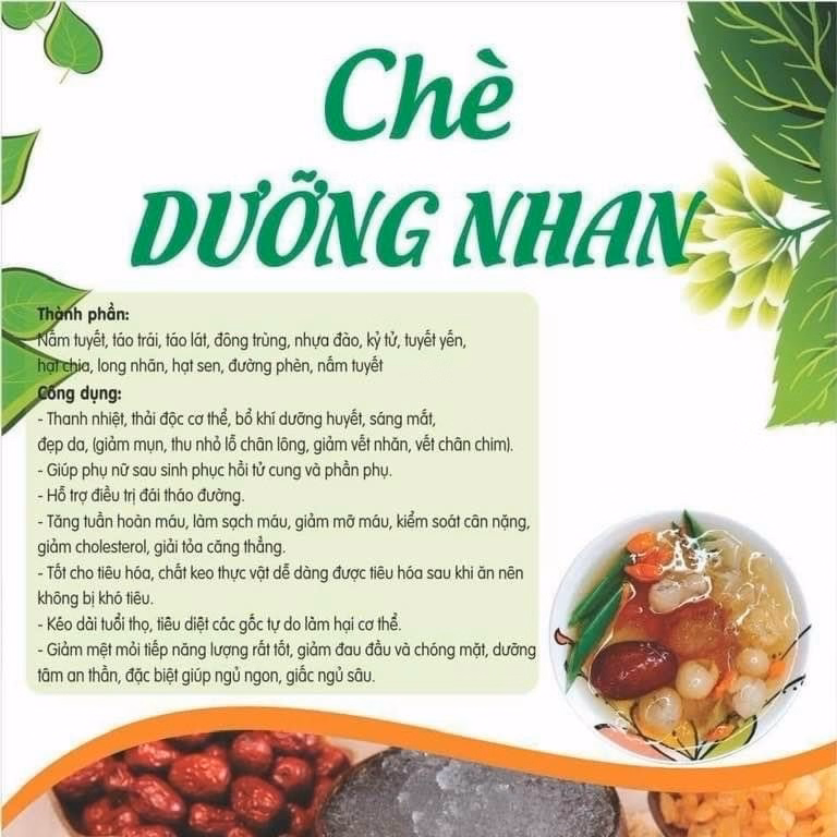 Chè Dưỡng Nhan Tuyết Yến 12 Vị 400G - Winnie House - Ảnh 3