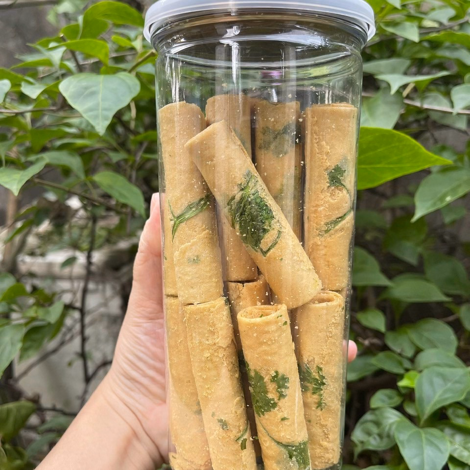 Bánh Ống Ngò Nhân Bơ Đậu Phộng 500G - Winnie House - Ảnh 4
