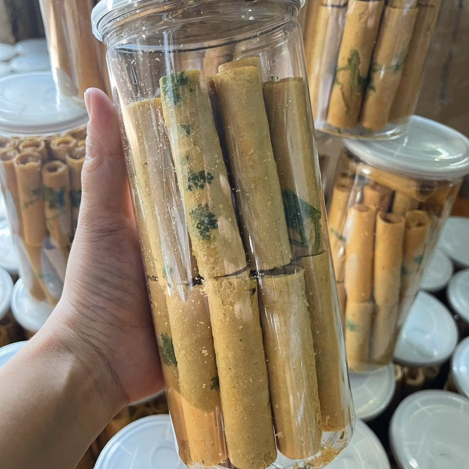 Bánh Ống Ngò Nhân Bơ Đậu Phộng 500G - Winnie House - Ảnh 6