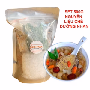 Set Lớn 500G Nguyên Liệu Nấu Chè Dưỡng Nhan Tuyết Yến 13 Vị Nấu 13 -15 Chén- Minh Ngọc