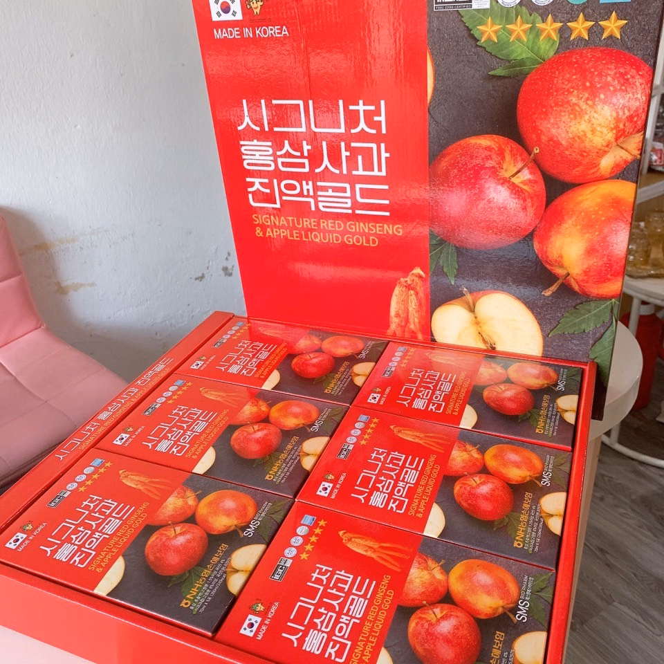 Nước Hồng Sâm Táo Đỏ 70Ml X 30 Gói - Sms Bio Pharm - Ảnh 2