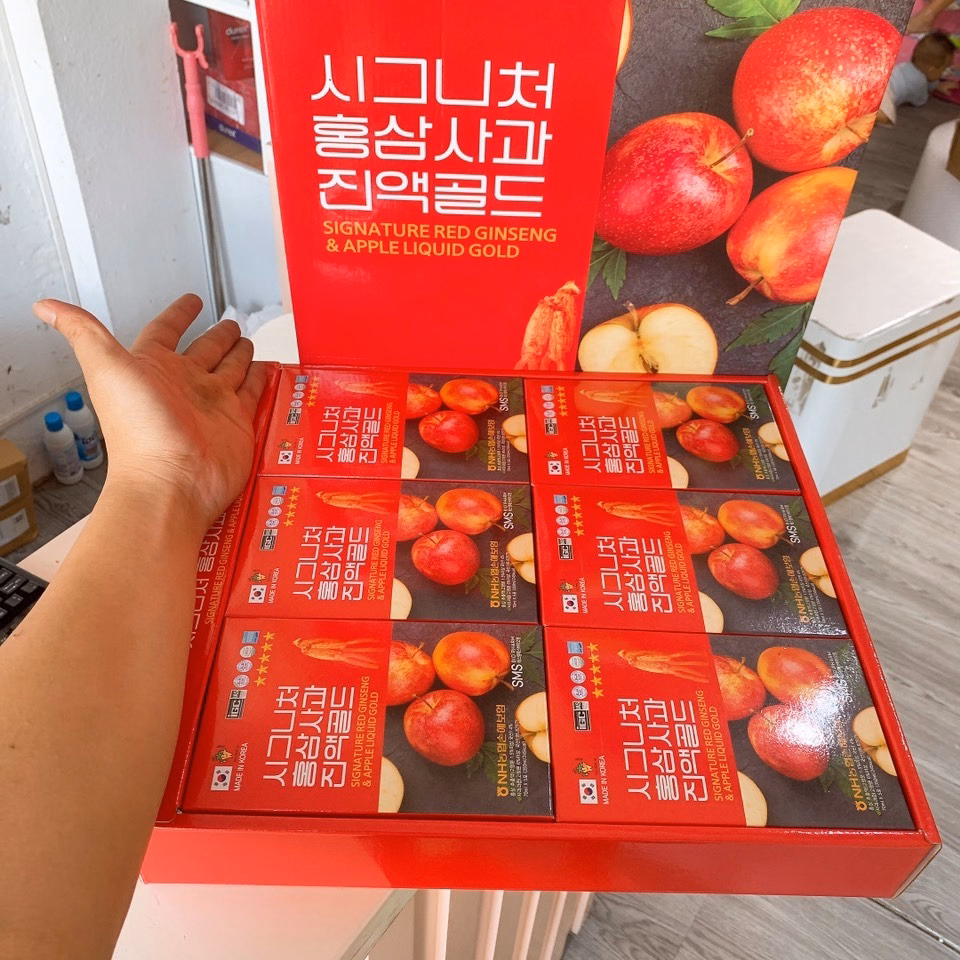 Nước Hồng Sâm Táo Đỏ 70Ml X 30 Gói - Sms Bio Pharm - Ảnh 4