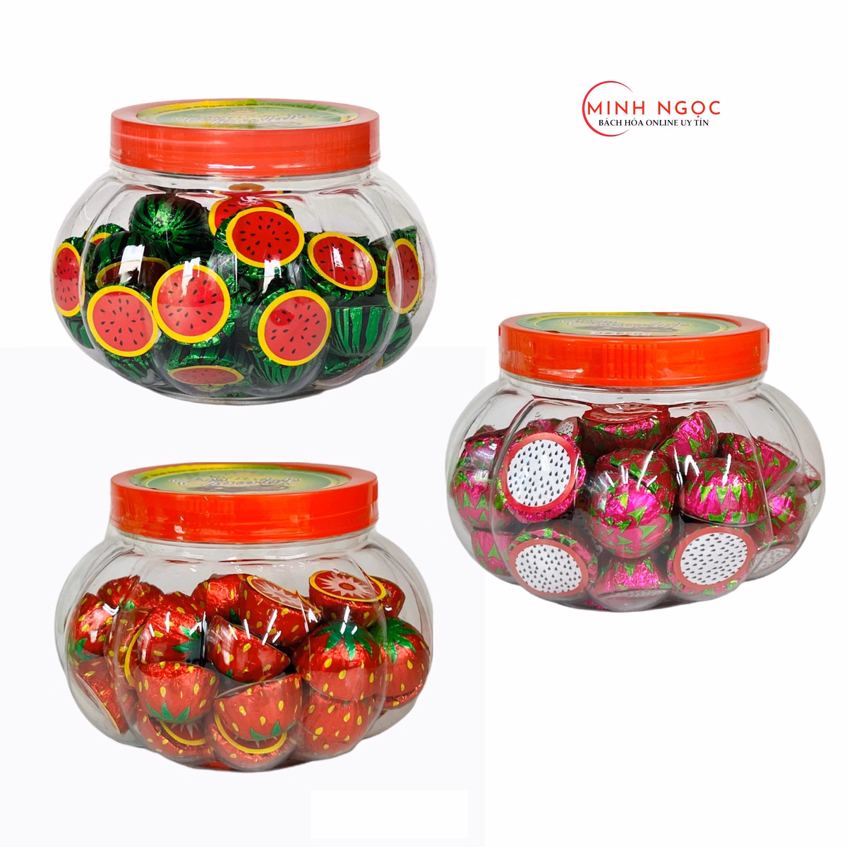 Kẹo Socola Hủ 385 Gram Các Loại - Minh Ngọc