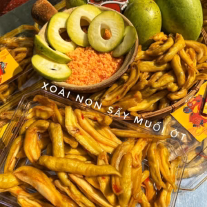 Xoài Non Sấy Muối Ớt Chua Cay Mặn Ngọt Đủ Vị 400G - Winnie House