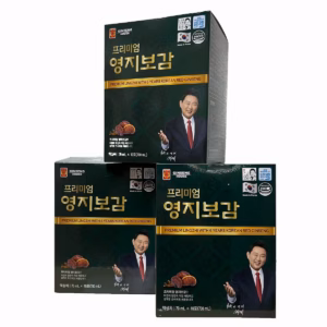 Chiết Xuất Linh Chi Và Hồng Sâm Hàn Quốc 6 Năm Tuổi Hộp Nhỏ (70Ml X 10 Gói) - Ginseng House