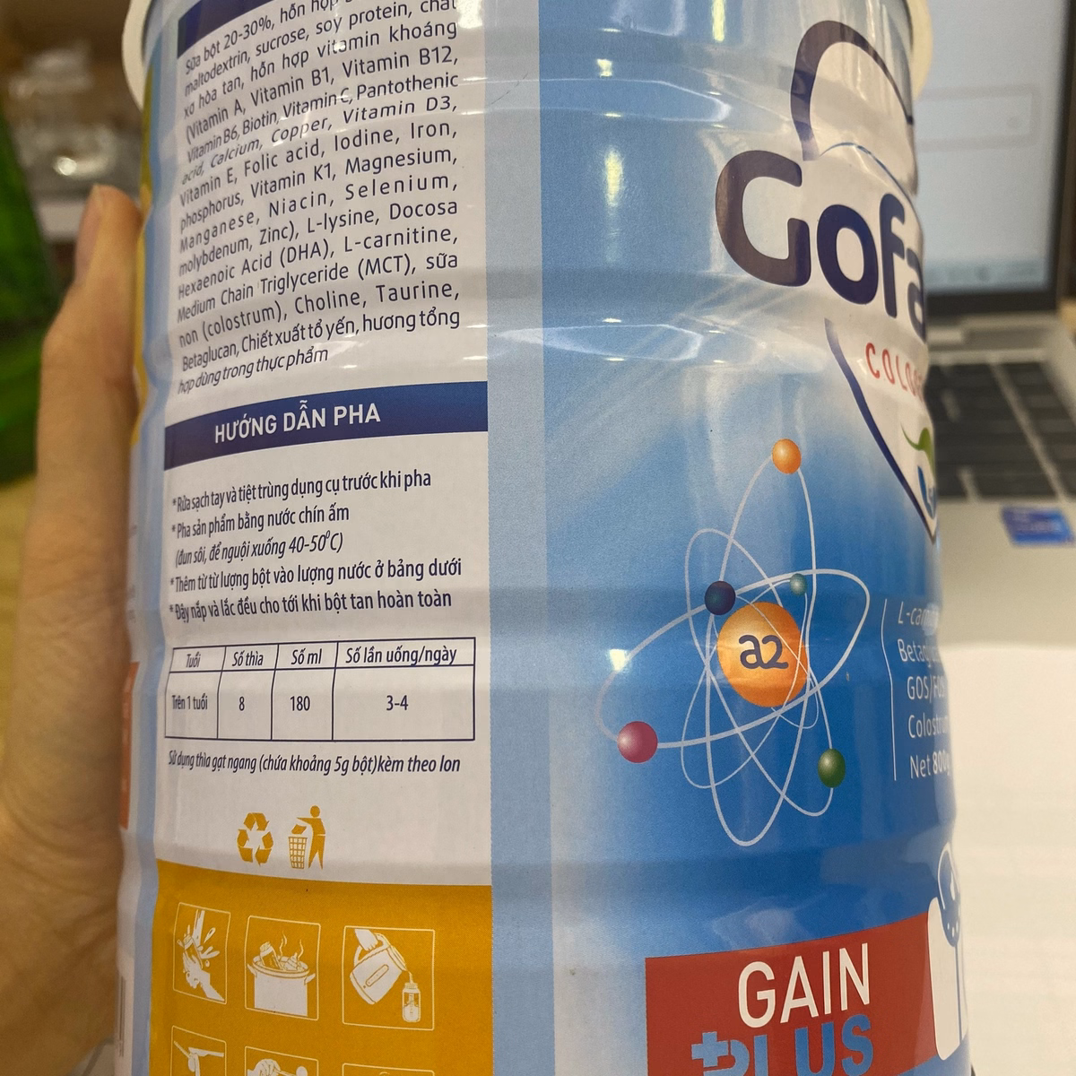 Gofamil Gain Plus 800G Framil - Ảnh 2
