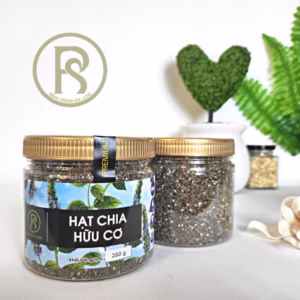 Hạt Chia Hữu Cơ Hũ 350G - Real Food