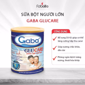 Sữa Bột Gaba Glucare Hỗ Trợ Xương Chắc Khỏe, Có Thể Dùng Cho Người Tiểu Đường - Fobelife