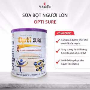 Sữa Bột Opti Sure Bổ Sung Vitamin Và Khoáng Chất, Giúp Xương Chắc Khỏe, Có Thể Dùng Được Cho Người Tiểu Đường - Fobelife