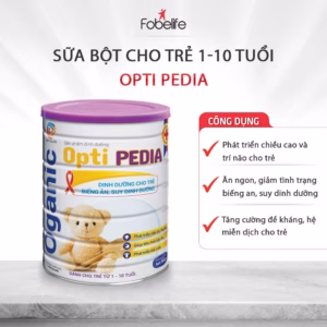 Sữa Bột Cho Trẻ 1-10 Tuổi Opti Pedia Bổ Sung Vtamin & Khoàng Chất Giúp Trẻ Phát Triển Chiều Cao - Fobelife