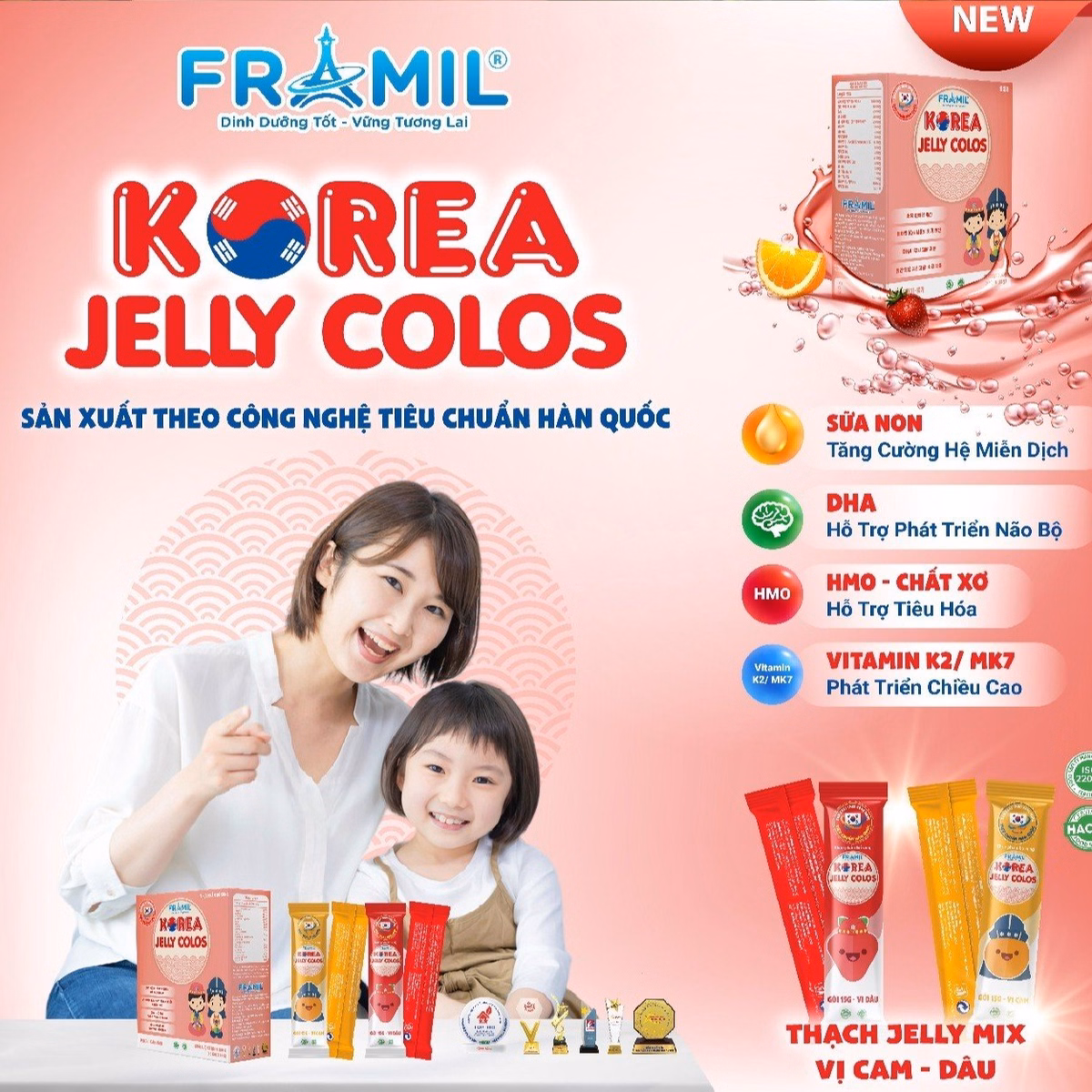 Thạch Korea Jelly Colos Hộp 20 Gói - Franci. - Ảnh 3