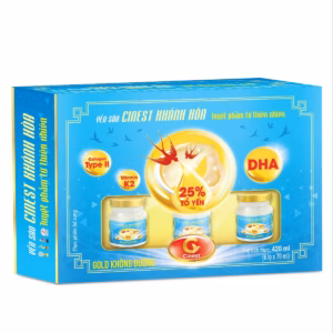 (Hộp) Yến Sào Cinest 25% Gold Không Đường- Franci