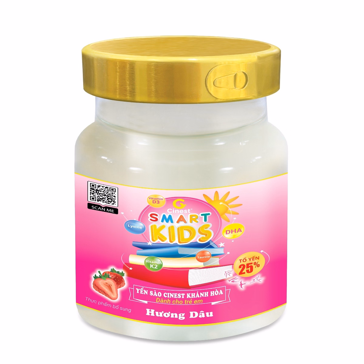 Lốc Cinest 25% Kid Smart Hương Dâu - Franci - Ảnh 2
