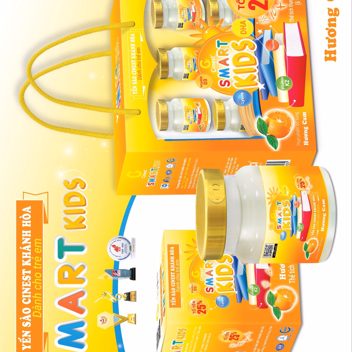 Lốc Cinest 25% Kid Smart Hương Cam - Franci - Ảnh 3