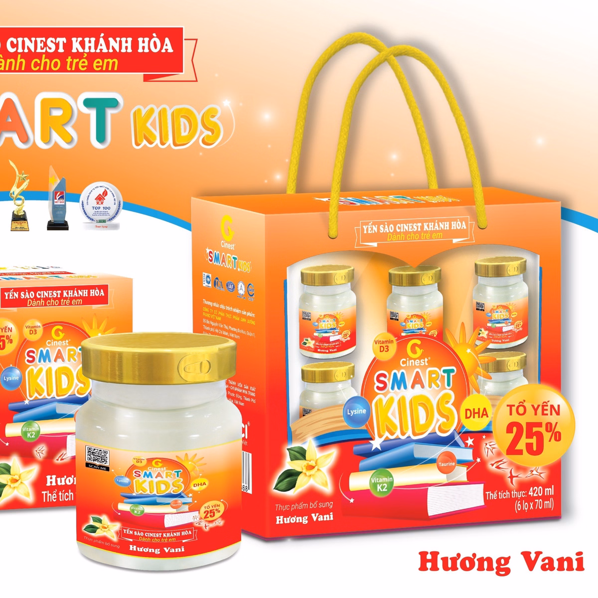 Lốc Cinest 25% Kid Smart Hương Vani - Franci - Ảnh 3