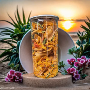 Tai Heo Sốt Mắm Bơ Lắc Khô Gà - Lắc Là Nghiền 350G - Winnie House