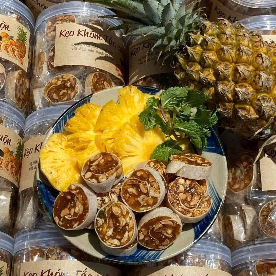 Kẹo Khóm Cuộn Đặc Sản Miền Tây 500G - Winnie House - Ảnh 3