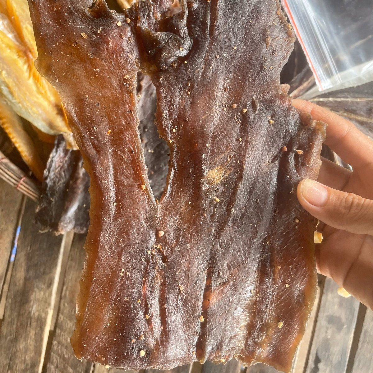 Khô Cá Đuối Thịt Tẩm Vị 500G- Vựa Khô Bến Tre