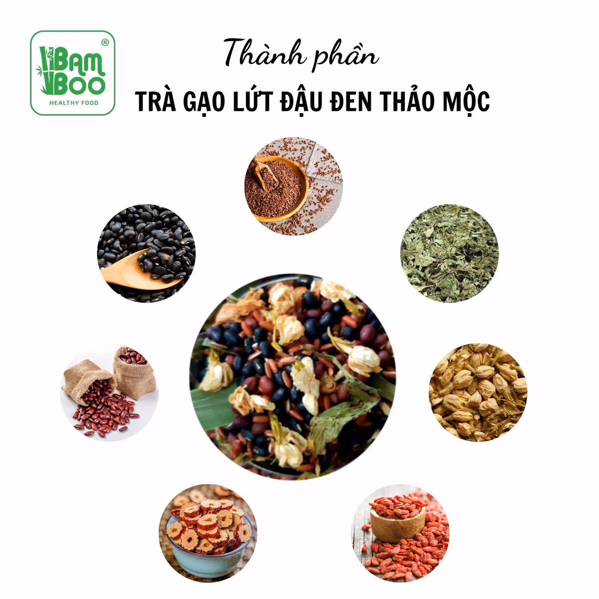 Trà Gạo Lứt Đậu Đen Vị Thảo Mộc - Detoko - Ảnh 3