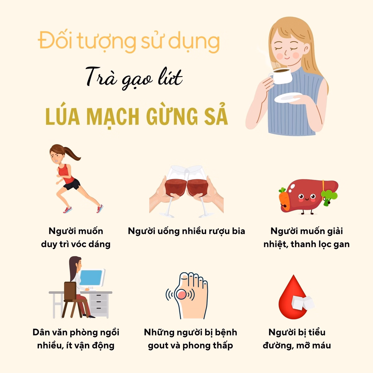 Trà Gạo Lứt Lúa Mạch Gừng Sả Detoko Phiên Bản Mới - Detoko - Ảnh 9