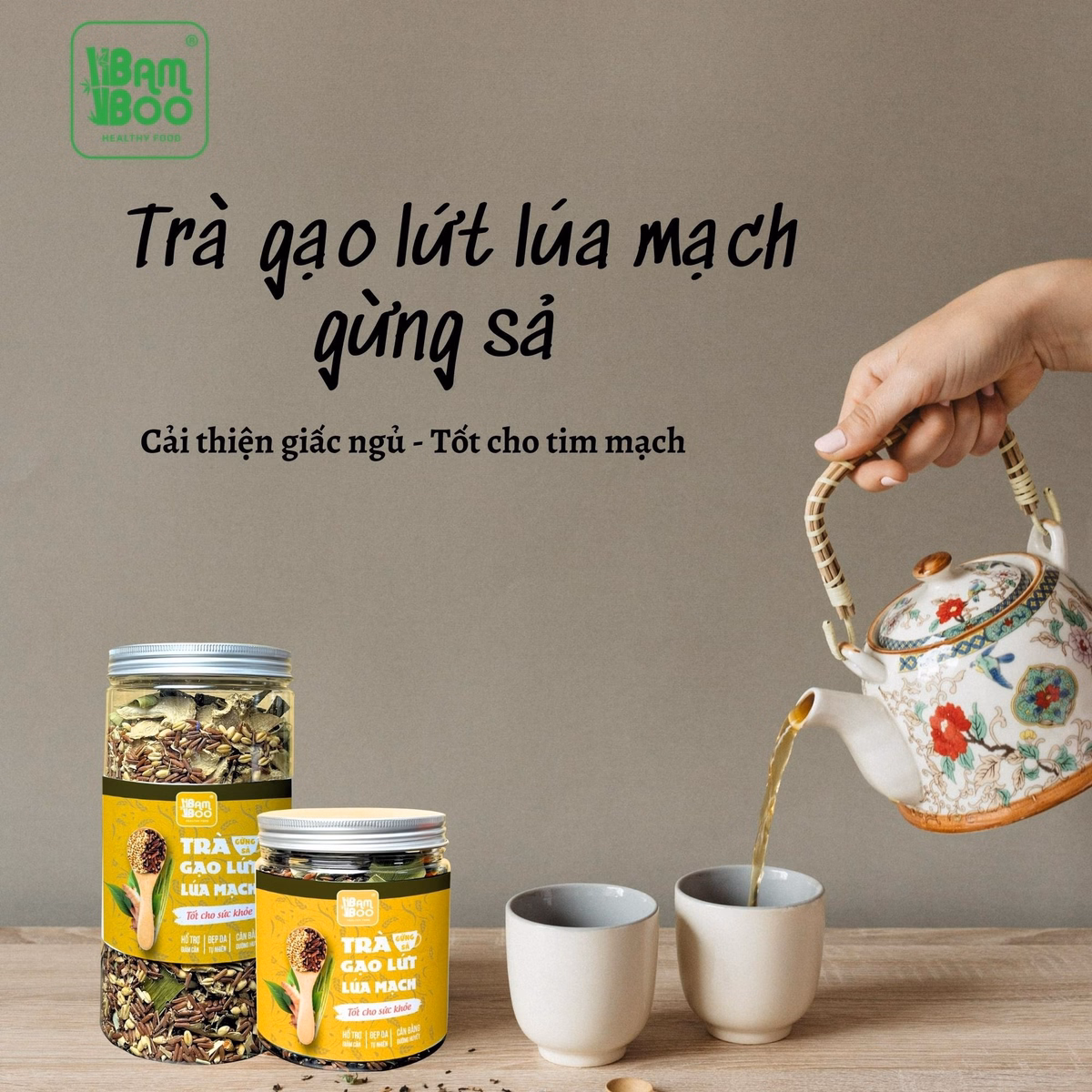 Trà Gạo Lứt Lúa Mạch Gừng Sả Detoko Phiên Bản Mới - Detoko - Ảnh 10