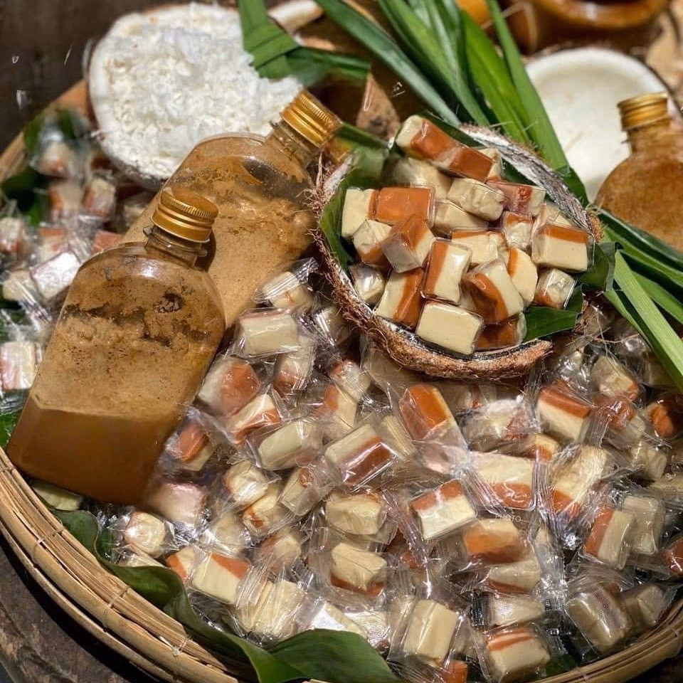 Kẹo Dừa Sáp Cà Phê Muối Hot Trend, Vừa Thơm Vừa Béo 500G - Winnie House - Ảnh 2